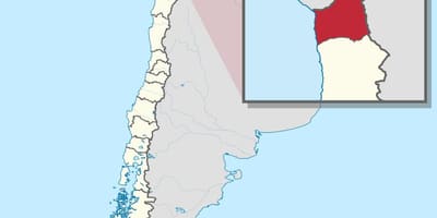 Karta i arica i Chile