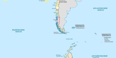 Karta över öarna Chile
