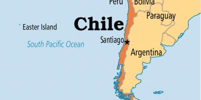 Santiago de Chile karta
